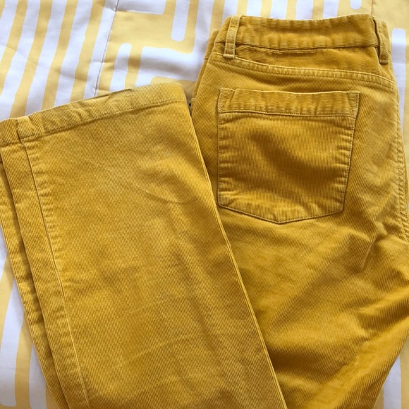 J.Crew mustard corduroy bootcut trousers - Picture 5 of 6